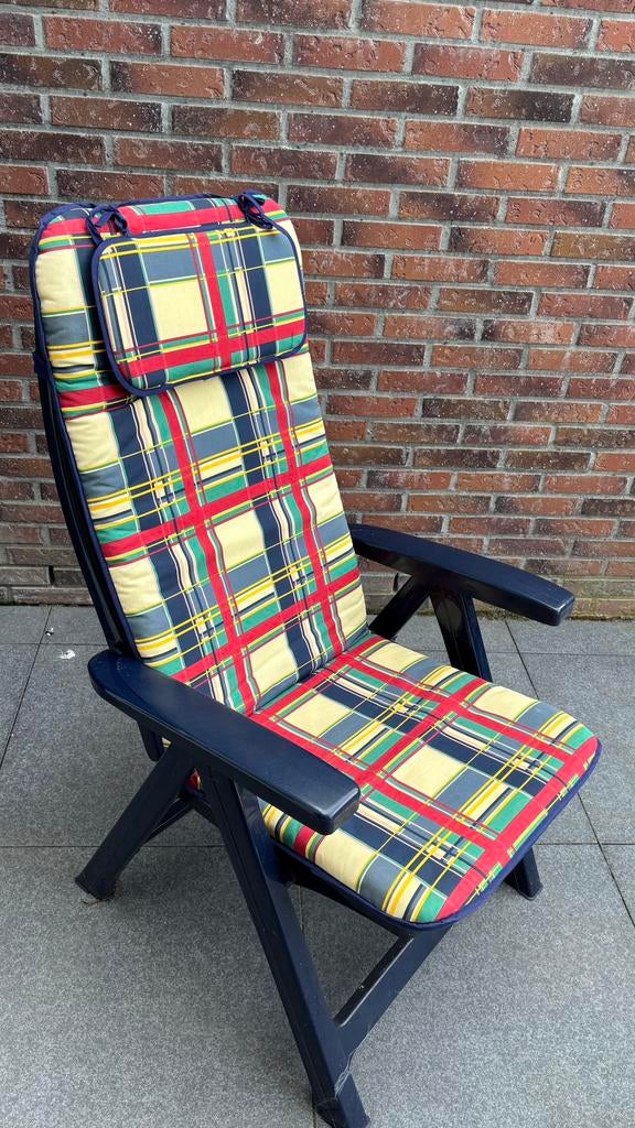 4 Jardin tuinstoelen, Ophalen, Gebruikt, Kunststof