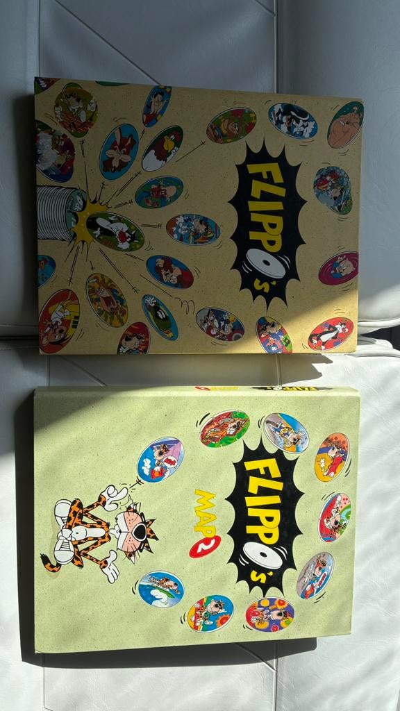 Map 1 en 2 Flippo’s, Ophalen of Verzenden, Map, Album of Poster, Met verzamelmap(pen)