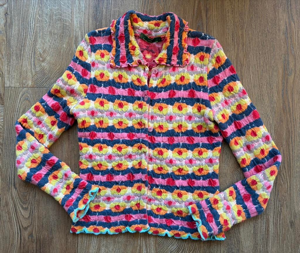 Prachtig kleurrijk vest Oilily maat S, Ophalen of Verzenden, Zo goed als nieuw, Maat 36 (S), Overige kleuren