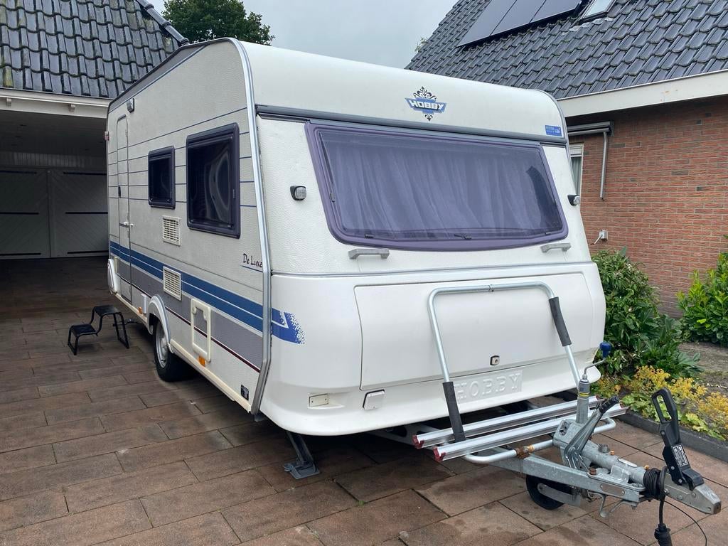Hobby 440 de luxe bouwjaar 1998 met opblaasbare voortent, Rondzit, Hobby, Omvormbare zithoek, Particulier