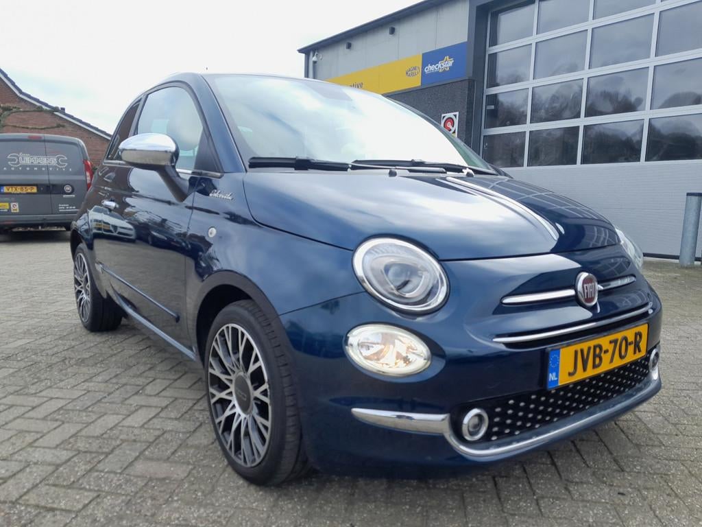Fiat 500 1.0 Hybrid - Dolcevita - Elec schuifdak - Cruise co, Auto's, Fiat, Bedrijf, Te koop, ABS, Airbags, Airconditioning, Bluetooth