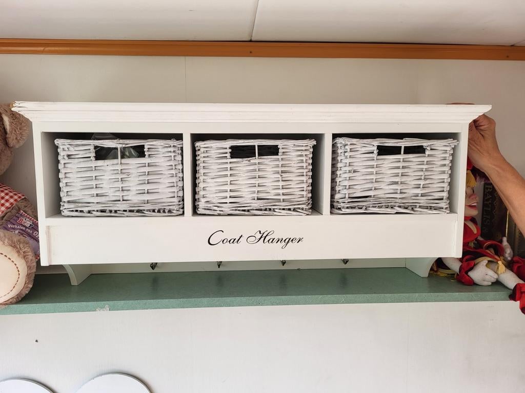 Kapstok met mandjes, Ophalen of Verzenden