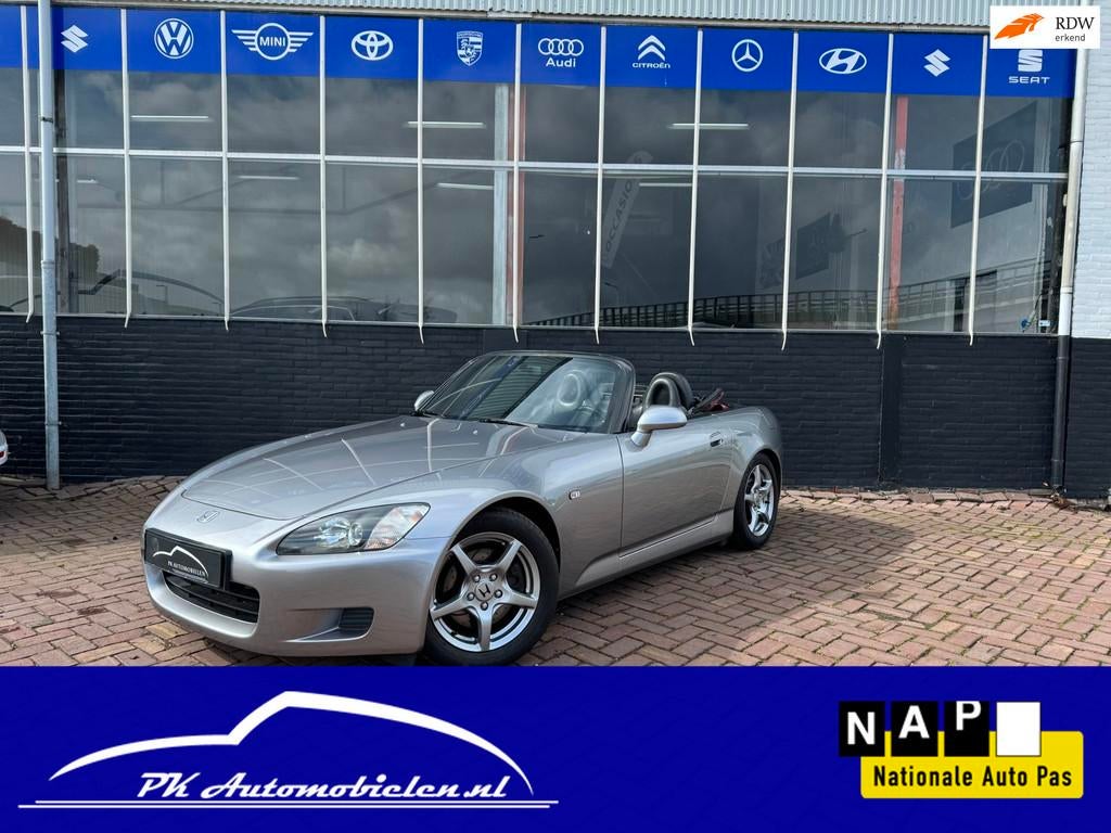 Honda S2000 2.0i VTEC *Superstaat, Airco, Xenon*, Auto's, Honda, Achterwielaandrijving, Gebruikt, Zwart, 4 cilinders