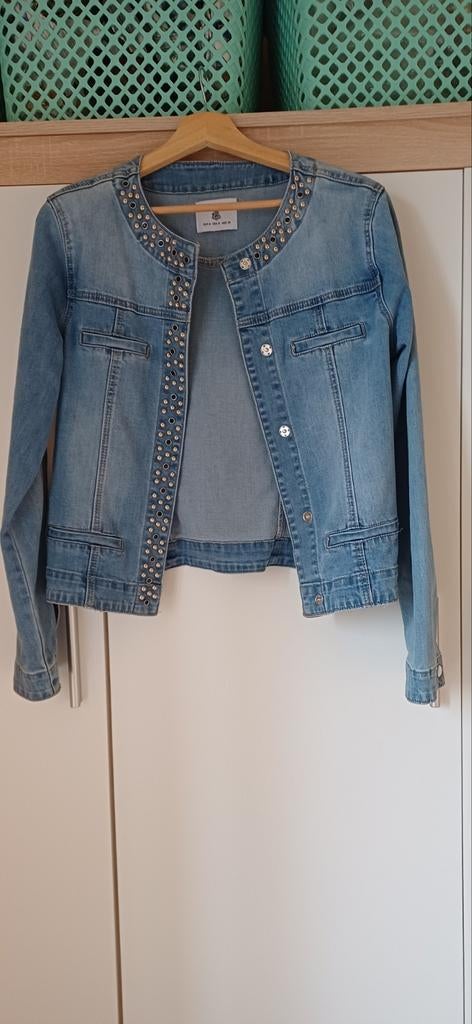 Nieuw spijkerjasje 38, Ophalen of Verzenden, Nieuw, Maat 38/40 (M), Blauw