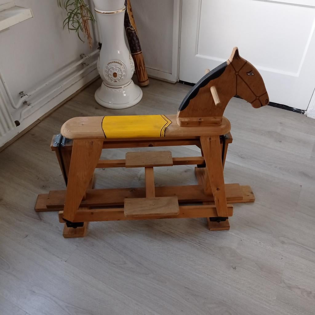 Vintage Schommel paard, Ophalen of Verzenden