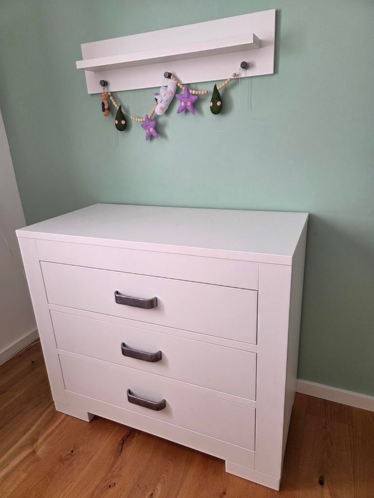 Complete Kidsmill Babykamer wit (incl kledingkast), Ophalen, Gebruikt, Jongetje of Meisje