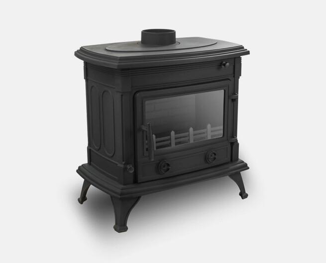 Gietijzeren Houtkachel | Nordflam Asti (10 KW), Niet ingevuld, Niet ingevuld, Niet ingevuld