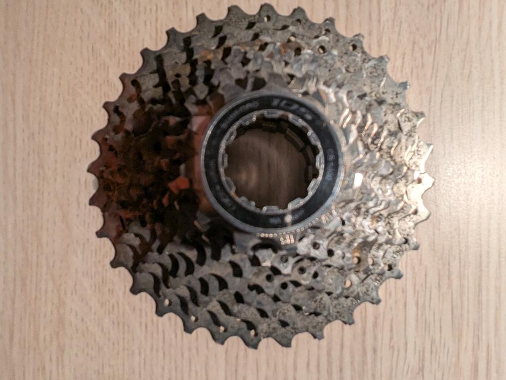 Shimano 105 11 speed cassette 11-32, 10 speed kransjes, Ophalen of Verzenden, Zo goed als nieuw, Shimano 105