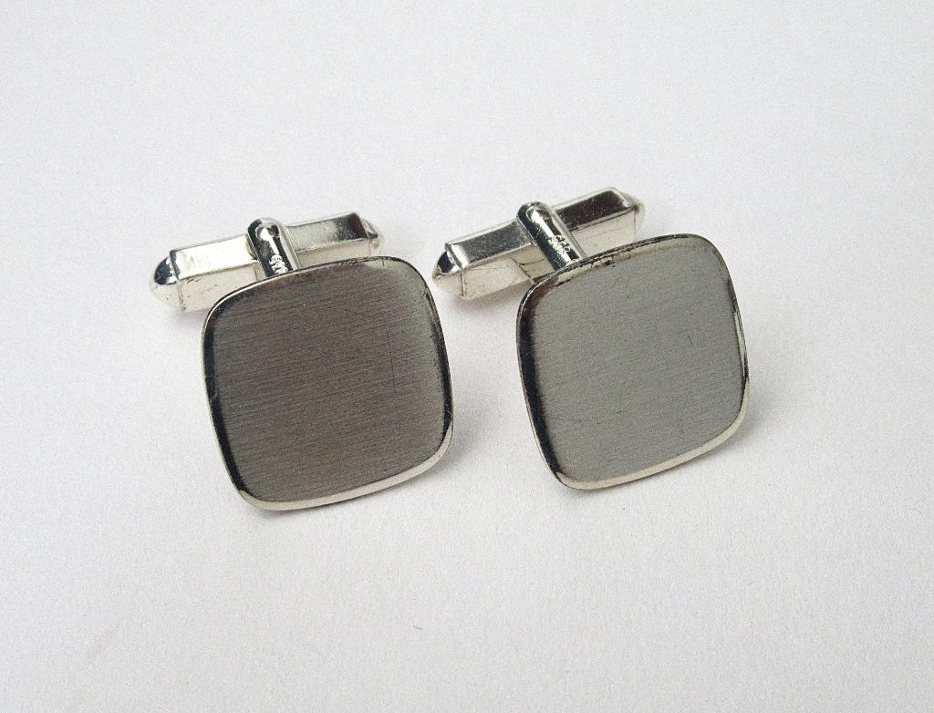 Vintage zilveren 835 manchetknopen., Ophalen of Verzenden, Zo goed als nieuw, Zilver