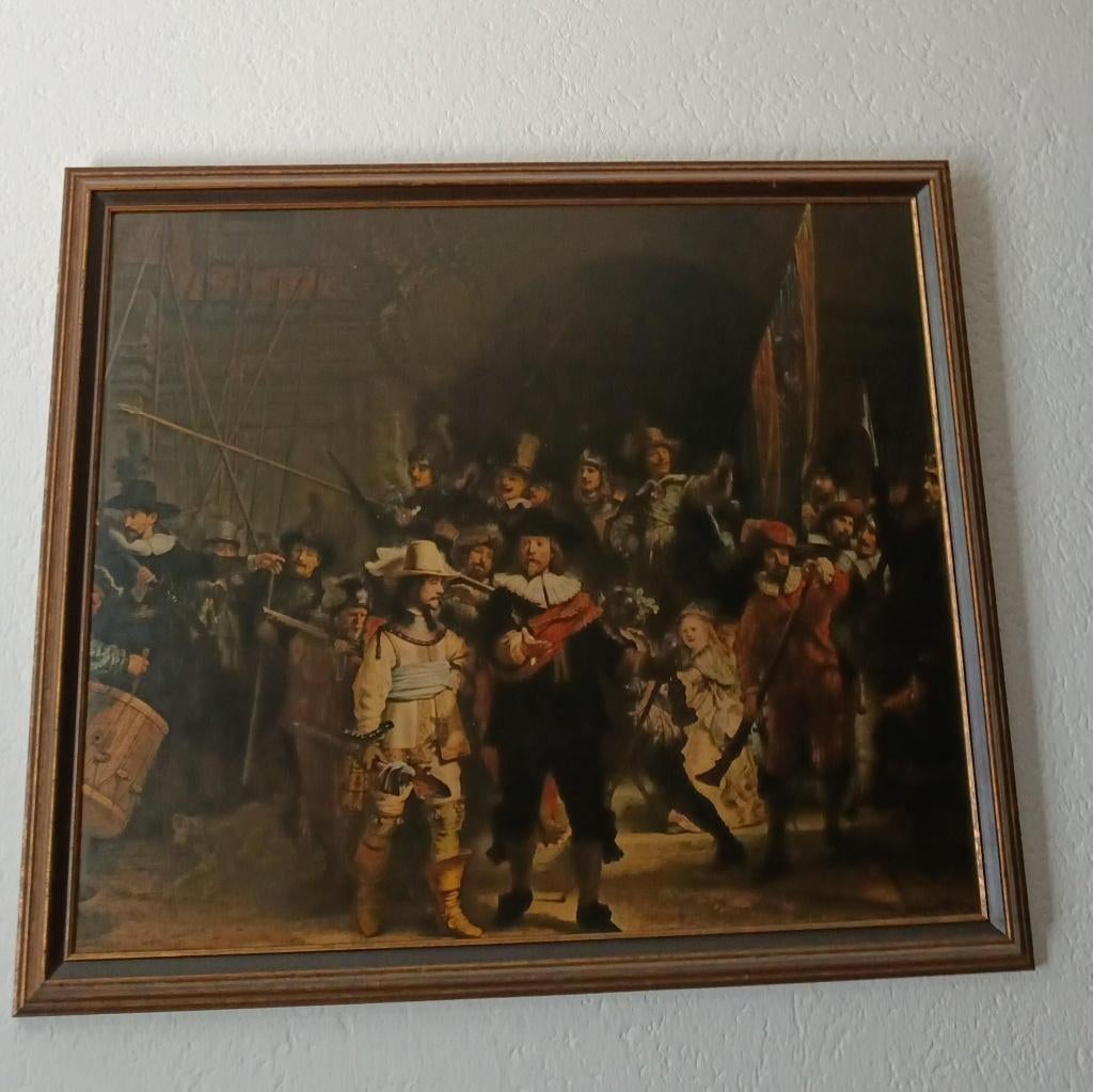 reproductie van rembrand schilderij, Ophalen