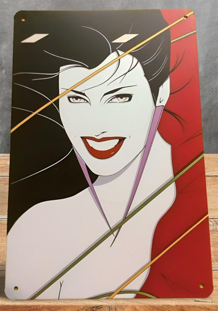 Duran Duran Rio PATRICK NAGEL 1980s Metalen Wandbord, Ophalen of Verzenden, Nieuw, Foto of Kaart