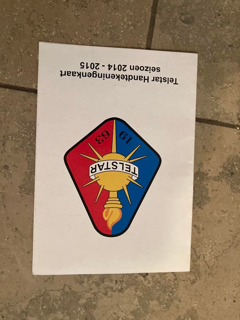 TELSTAR HANDTEKENINGENKAART 14-15, Ophalen of Verzenden, Zo goed als nieuw, Overige binnenlandse clubs, Spelerskaart