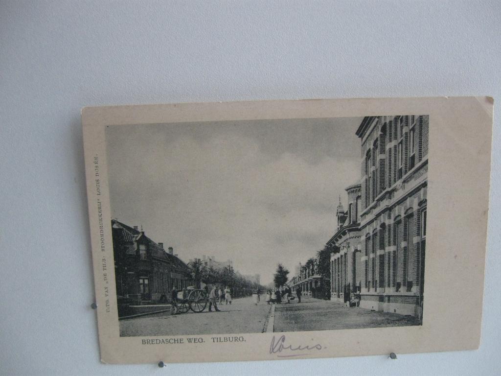 9748 Tilburg, Bredasche weg en boerenkar en volk, Verzenden, Voor 1920, Noord-Brabant