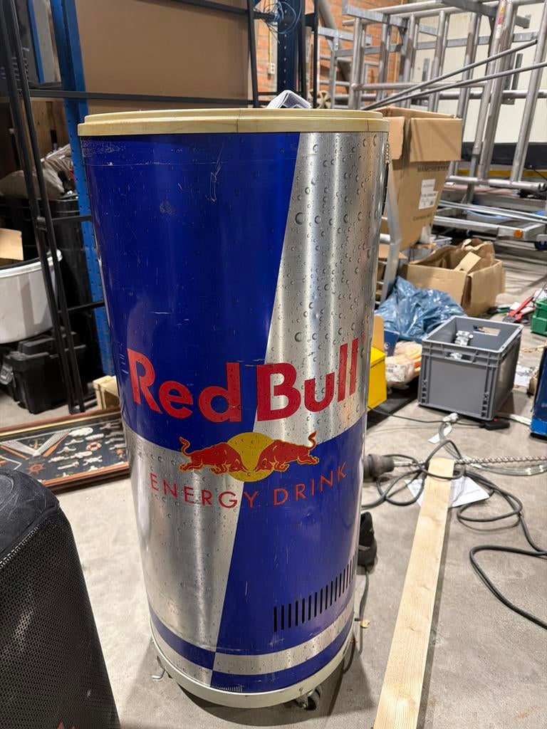 Red Bull Koelkast - Gebruikt, Witgoed en Apparatuur, Koelkasten en IJskasten, 85 tot 120 cm, 100 tot 150 liter, Ophalen of Verzenden