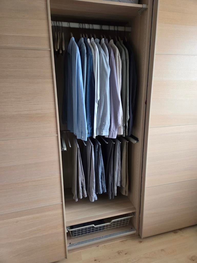 Set IKEA PAX 75x58 cm – Broekhanger + draadmand + roede, Ophalen, Zo goed als nieuw