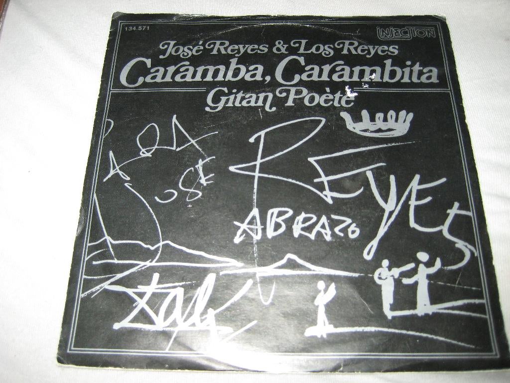 José Reyes + Los Reyes: Caramba, Caramba, Ophalen of Verzenden, Zo goed als nieuw, Single