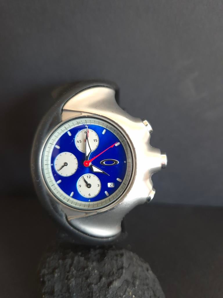 Oakley detonator vintage watch, Gebruikt, Staal, Polshorloge, Kunststof
