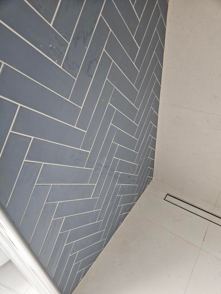 Blauwe tegels 6x24 cm, 2 dozen, Ophalen of Verzenden