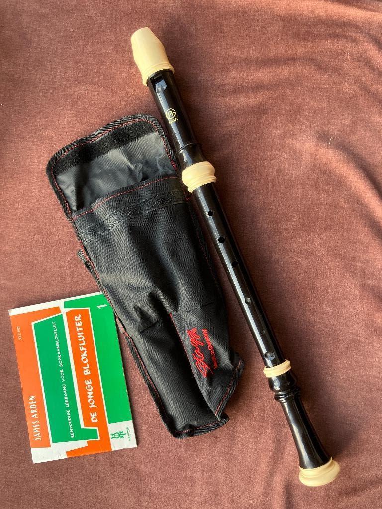 blokfluit tenor Angel ATRG-400T, Muziek en Instrumenten, Ophalen of Verzenden, Zo goed als nieuw, Tenor, Met koffer, hoes of etui