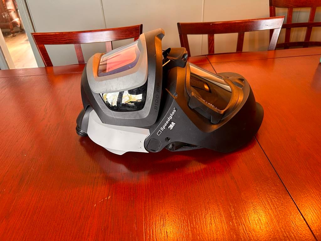 Adflo lashelm 5g 3M met slijpkap en ingebouwde helm, Lasfilter, Ophalen of Verzenden, Zo goed als nieuw