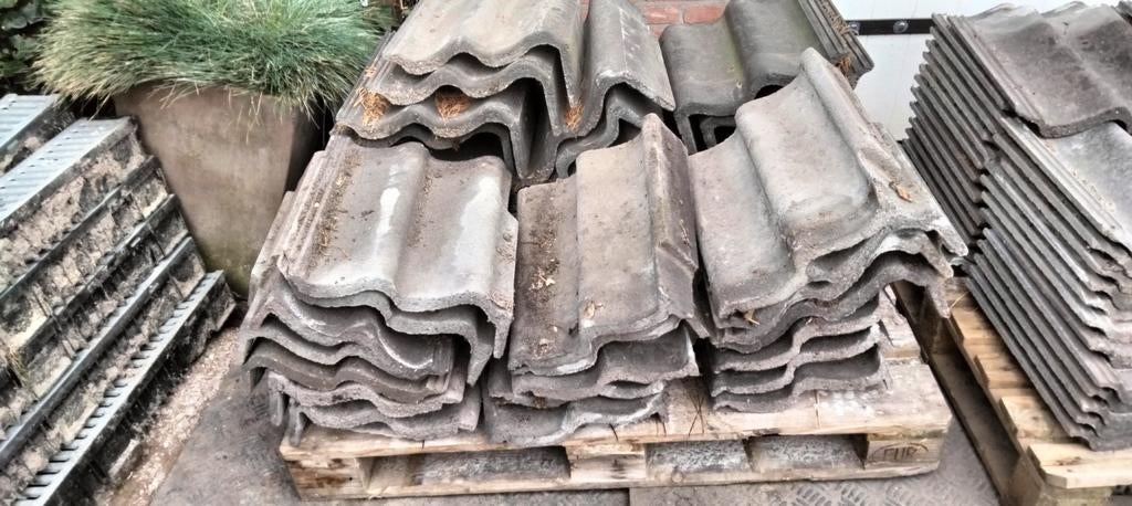 Rbb sneldekker kant pannen linker en rechter, Gebruikt, Steen of Klei, Ophalen of Verzenden, 15 m² of meer