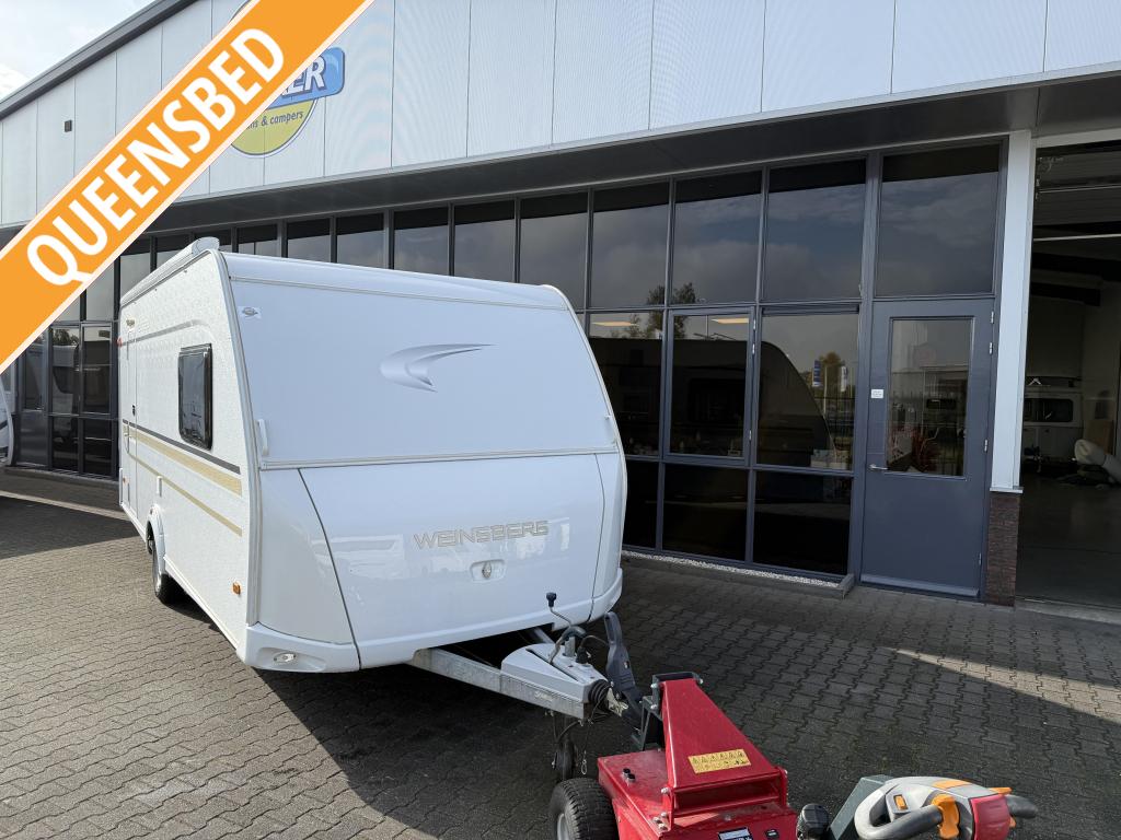 Weinsberg CaraOne 500 XD Queensbed Luifel Mover Bovag 2025, Caravans en Kamperen, Overige merken, Bedrijf, Treinzit, Tot en met 3