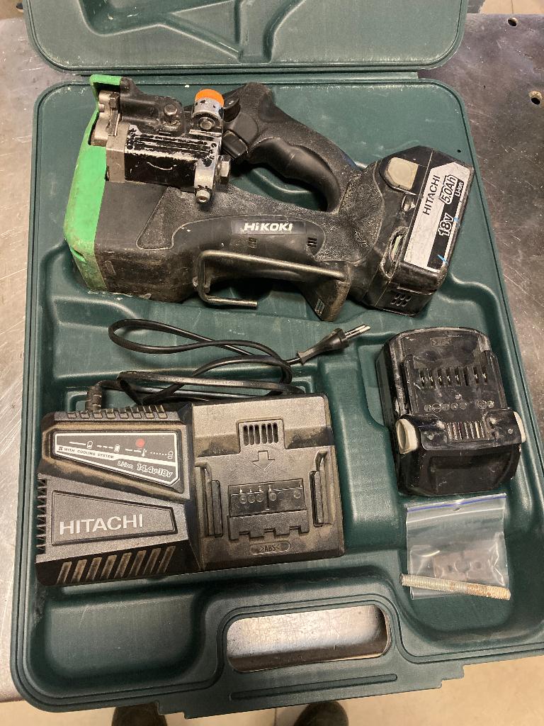 Draadeindknipper Hitachi Hikoki CL14DSL + CL18DSL, Ophalen, Gebruikt