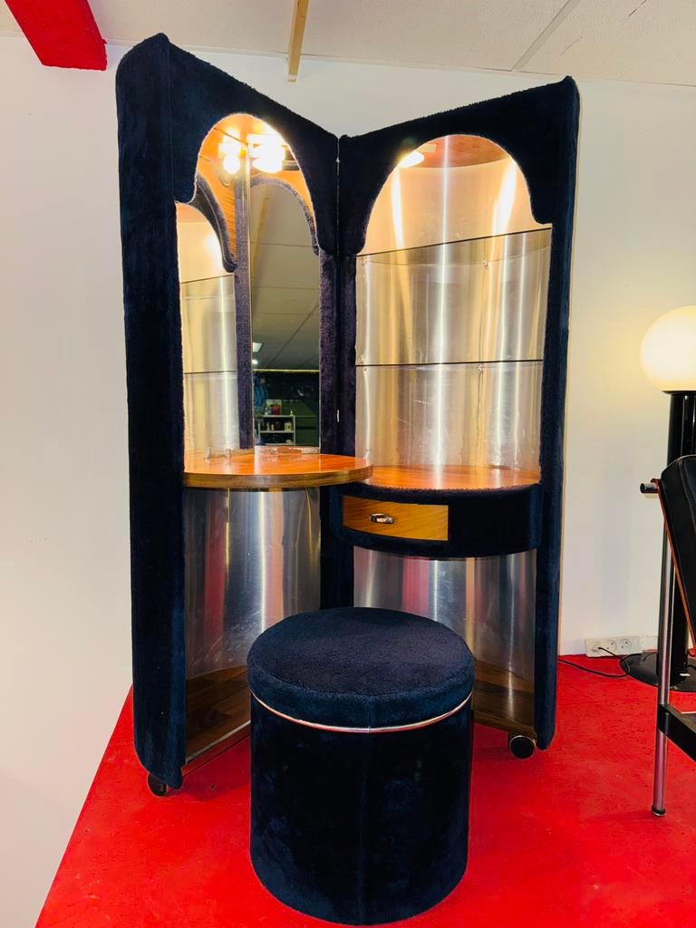 Luigi Massoni Poltrona Frau vanity table vintage kaptafel, Ophalen of Verzenden