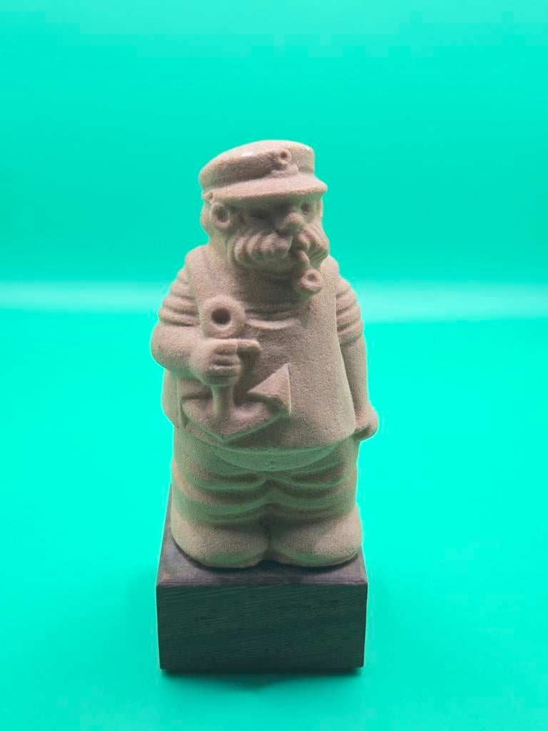 Marbell Stone Art Visser/Kapitein Beeldje, Verzamelen, Beelden en Beeldjes, Ophalen of Verzenden, Zo goed als nieuw, Mens