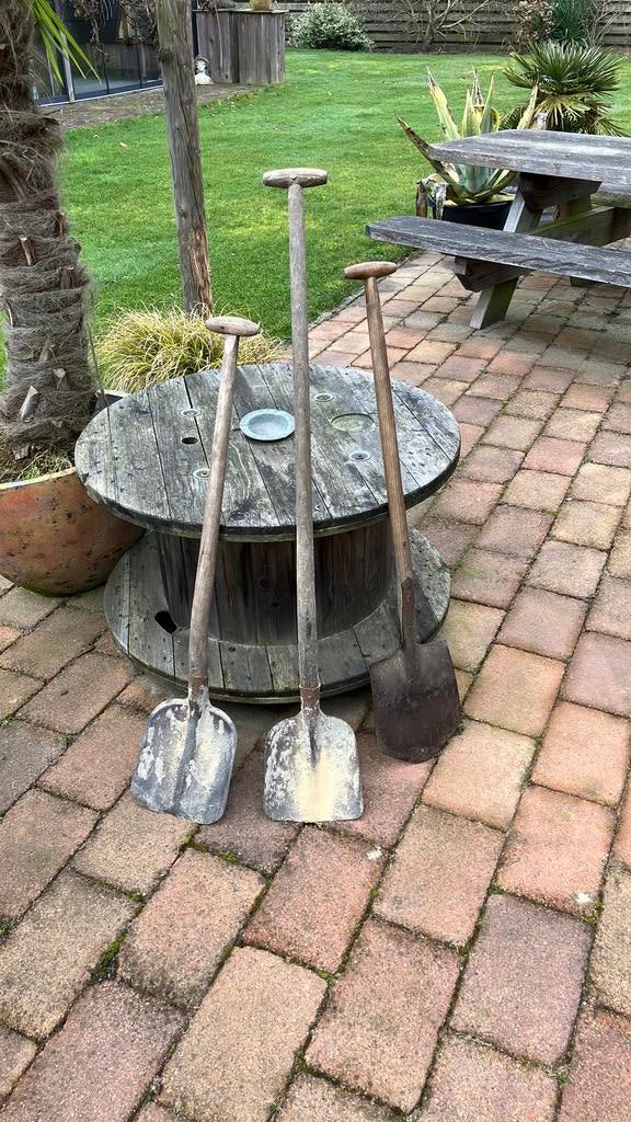 Schoppen en spade, Tuin en Terras, Ophalen, Gebruikt, Schop
