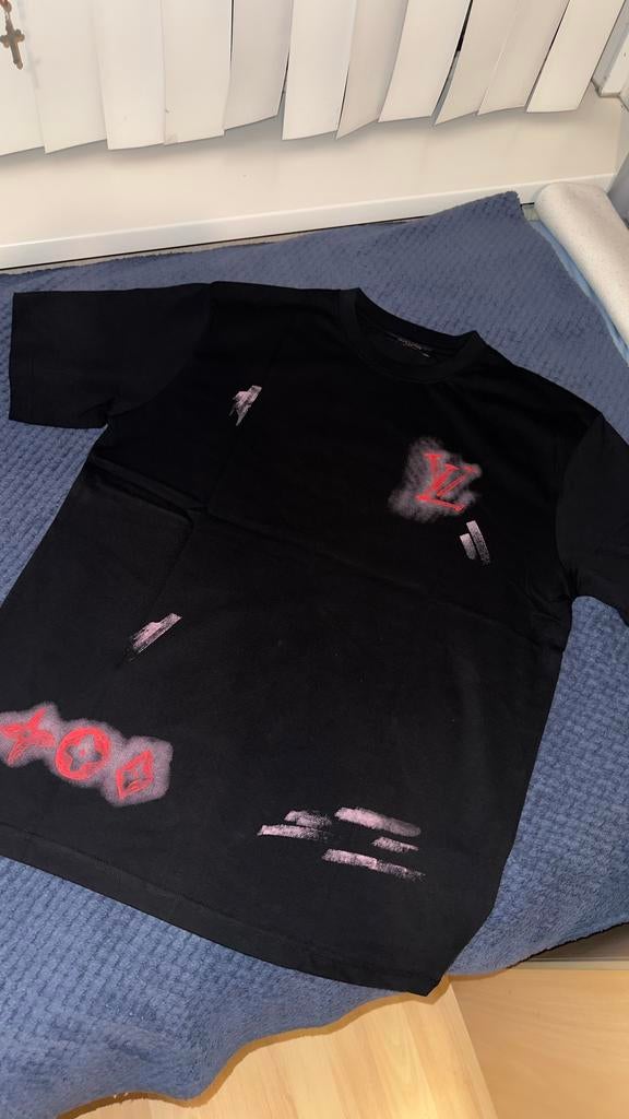 Louis Vuitton T-Shirt Maat L, Kleding | Heren, T-shirts, Ophalen of Verzenden, Zo goed als nieuw, Zwart