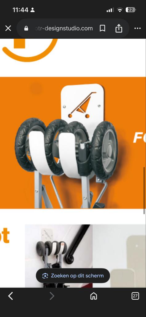 BuggyUp Kinderwagen Wandhouder - Nieuwstaat!, Ophalen of Verzenden, Zo goed als nieuw, Overige merken