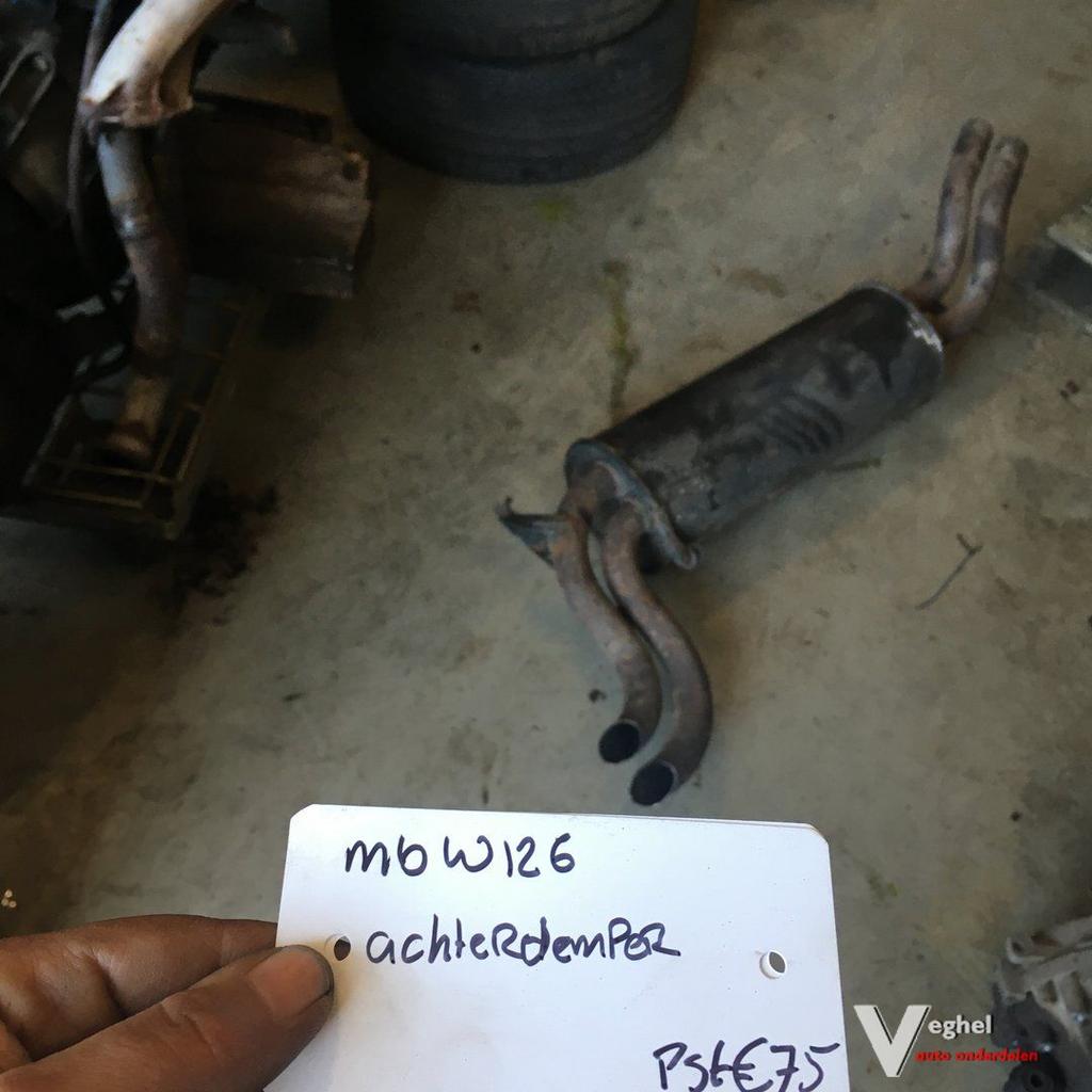 Mercedes W126 Achterdemper Einddemper, Auto-onderdelen, Ophalen, Gebruikt, -, -