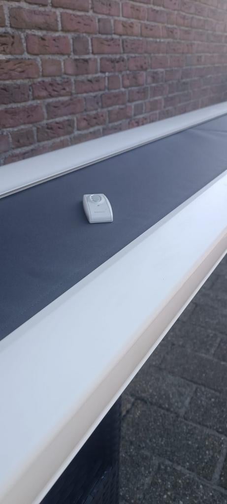 Elektrische zonnescherm 3.70 breed, 150 tot 300 cm, Ophalen of Verzenden, Knikarmscherm