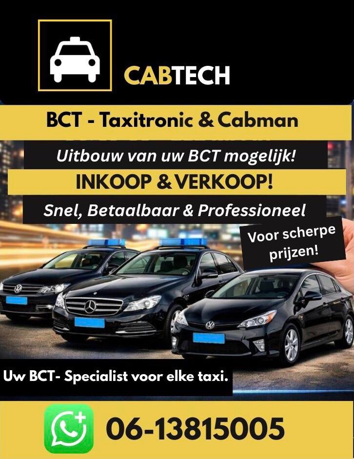 BCT - UITBOUW | INKOOP & VERKOOP | TAXITRONIC & CABMAN, Ophalen, Gebruikt