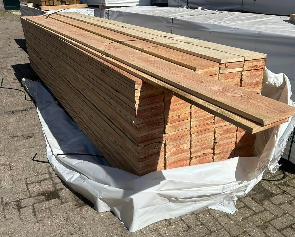 Div douglas tuin schutting overkapping planken, Ophalen, Zo goed als nieuw, 250 cm of meer, Planken