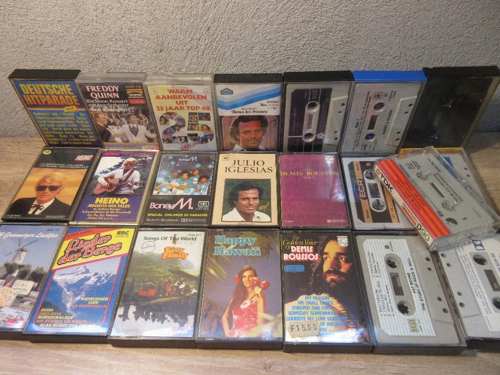 Cassettebandjes van diverse artiesten, Ophalen of Verzenden, Gebruikt, Overige genres, 2 t/m 25 bandjes