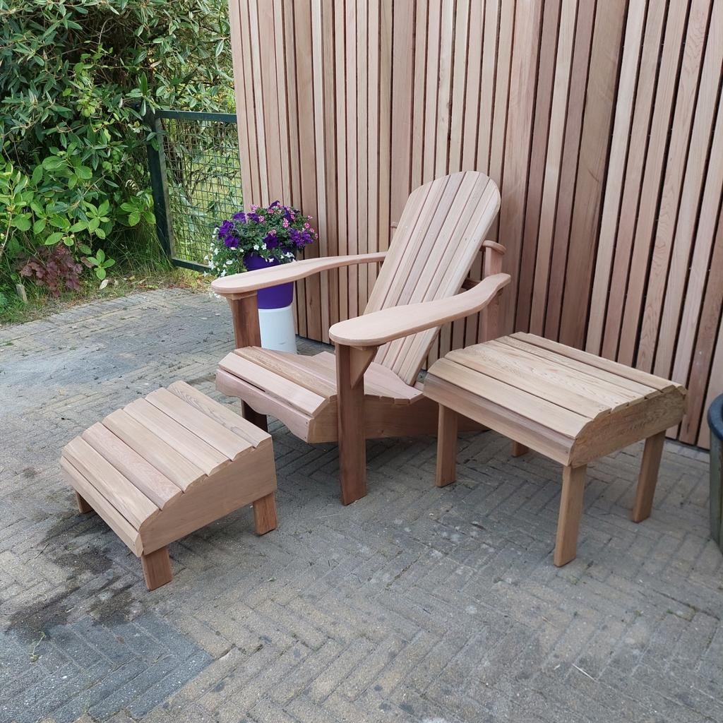 Canadese tuinstoel Red ceder, Ophalen, Nieuw, Hout