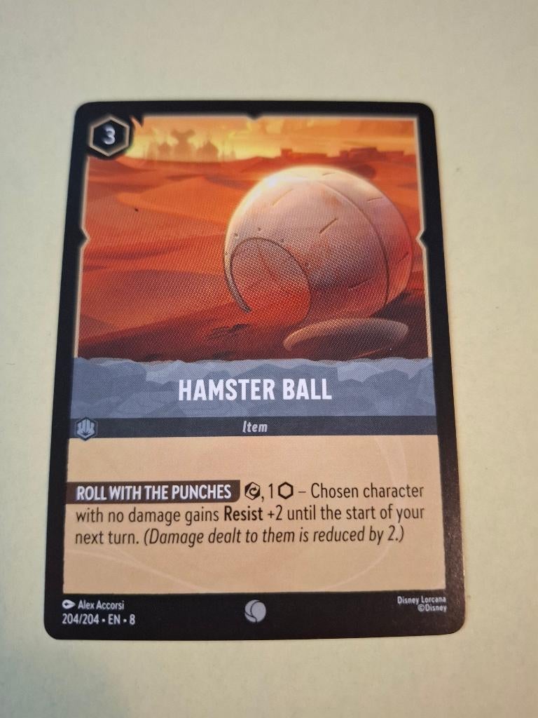 Disney Lorcana, Reign of Jafar, Nr. 204 / 204, Ophalen of Verzenden, Zo goed als nieuw, Losse kaart