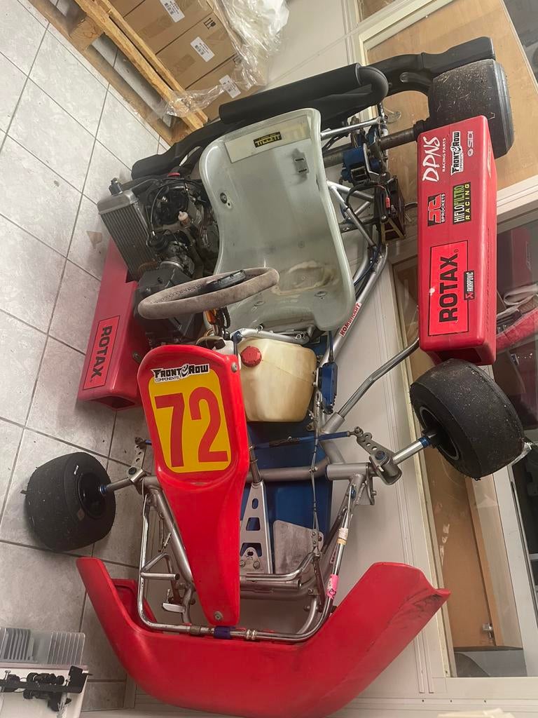 Rotax Max Senior rijklaar pitkar + Alfano €1.000/€1.300, Sport en Fitness, Karting, Gebruikt, Kart, Ophalen of Verzenden