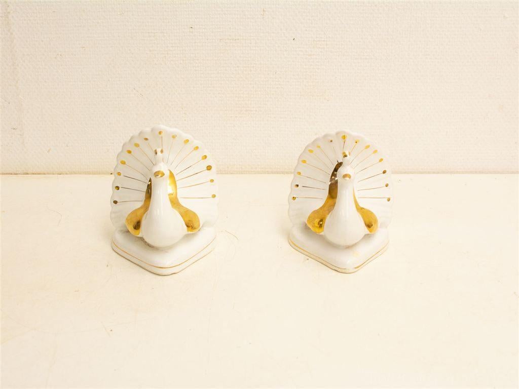 2 pauw beelden 28363, Ophalen of Verzenden, Gebruikt