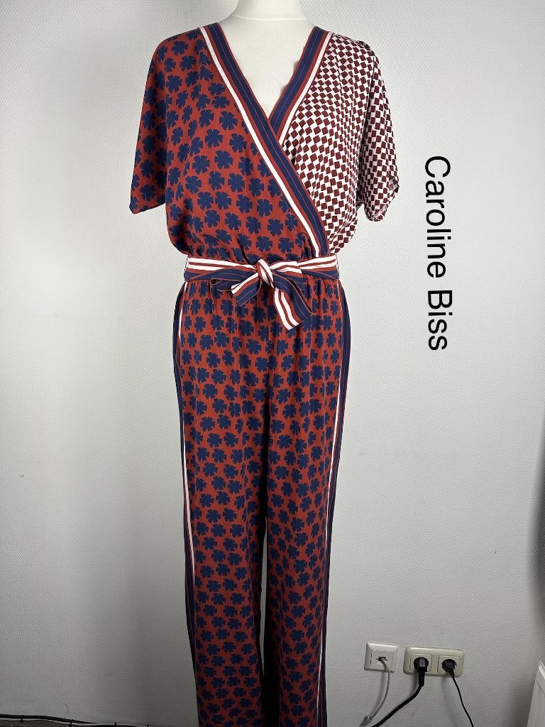 Caroline Biss Jumpsuit  (mt: 40) 21,4/9835, Kleding | Dames, Jumpsuits, Maat 38/40 (M), Caroline Biss, Blauw, Caroline Biss