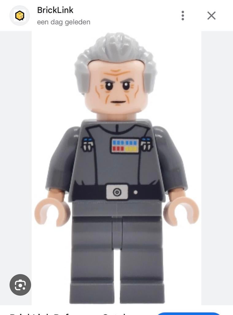 Lego Star Wars Grand Moff Wilhuff Tarkin SW1471 /75419 NIEUW, Star Wars, Lego, Nieuw, Ophalen of Verzenden