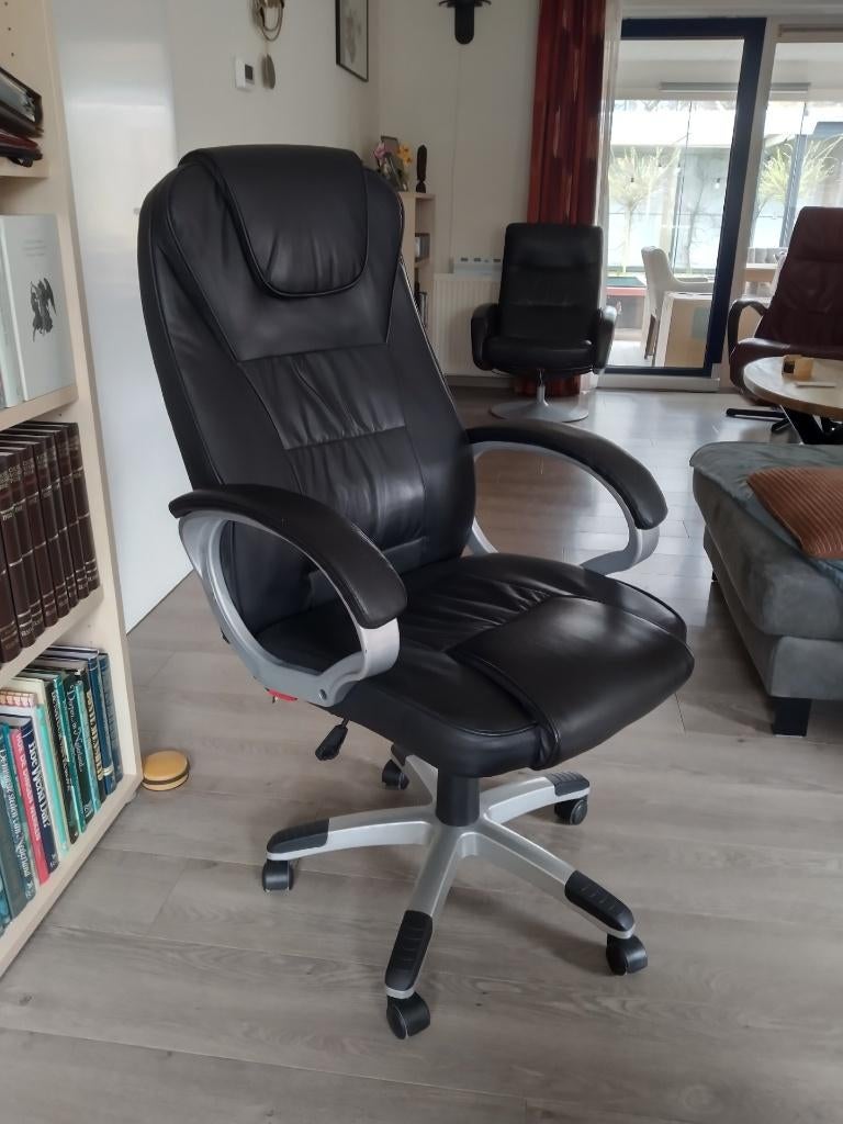 Bureaustoel, Huis en Inrichting, Bureaustoelen, Ophalen, Gebruikt, Zwart, Bureaustoel