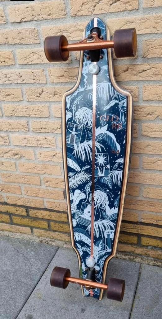 Globe Longboard met uniek design, Ophalen of Verzenden, Gebruikt, Skateboard
