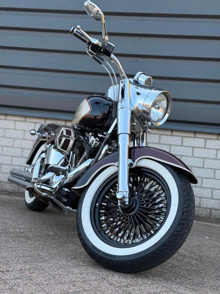 Harley Davidson 88 FLSTC Heritage Classic CUSTOM fatspokes! - foto 3