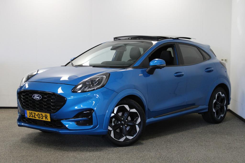 Ford Puma 1.0 EcoBoost Hybrid ST-line X 155PK (bj 2025), Blauw, Bedrijf, Hybride Elektrisch/Benzine, 3 cilinders