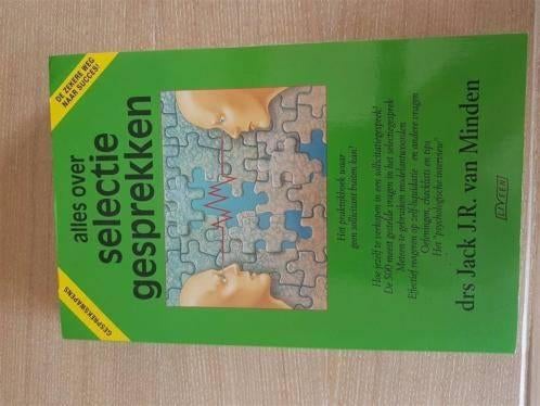 drs jack J.R van Minden - alles over selectie gesprekken kr8, Ophalen of Verzenden, Zo goed als nieuw