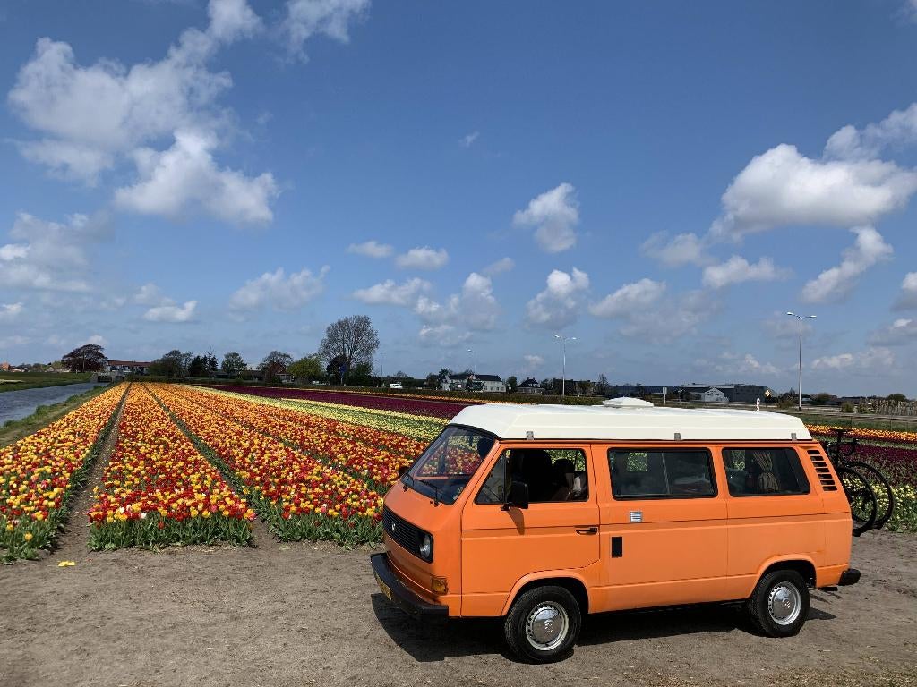 Volkswagen T3 camberbus 1.6L benzinemotor luchtgekoeld, Caravans en Kamperen, Campers, Buscamper of Camperbus, Volkswagen, Particulier