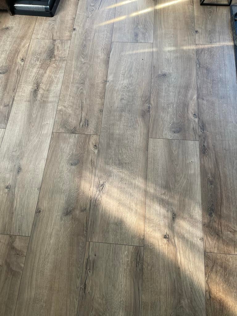 Laminaat Eiken Grijs XL Waterbestendig - 2,176m2 per pak, Ophalen, Oak natural gray, Grijs, Nieuw